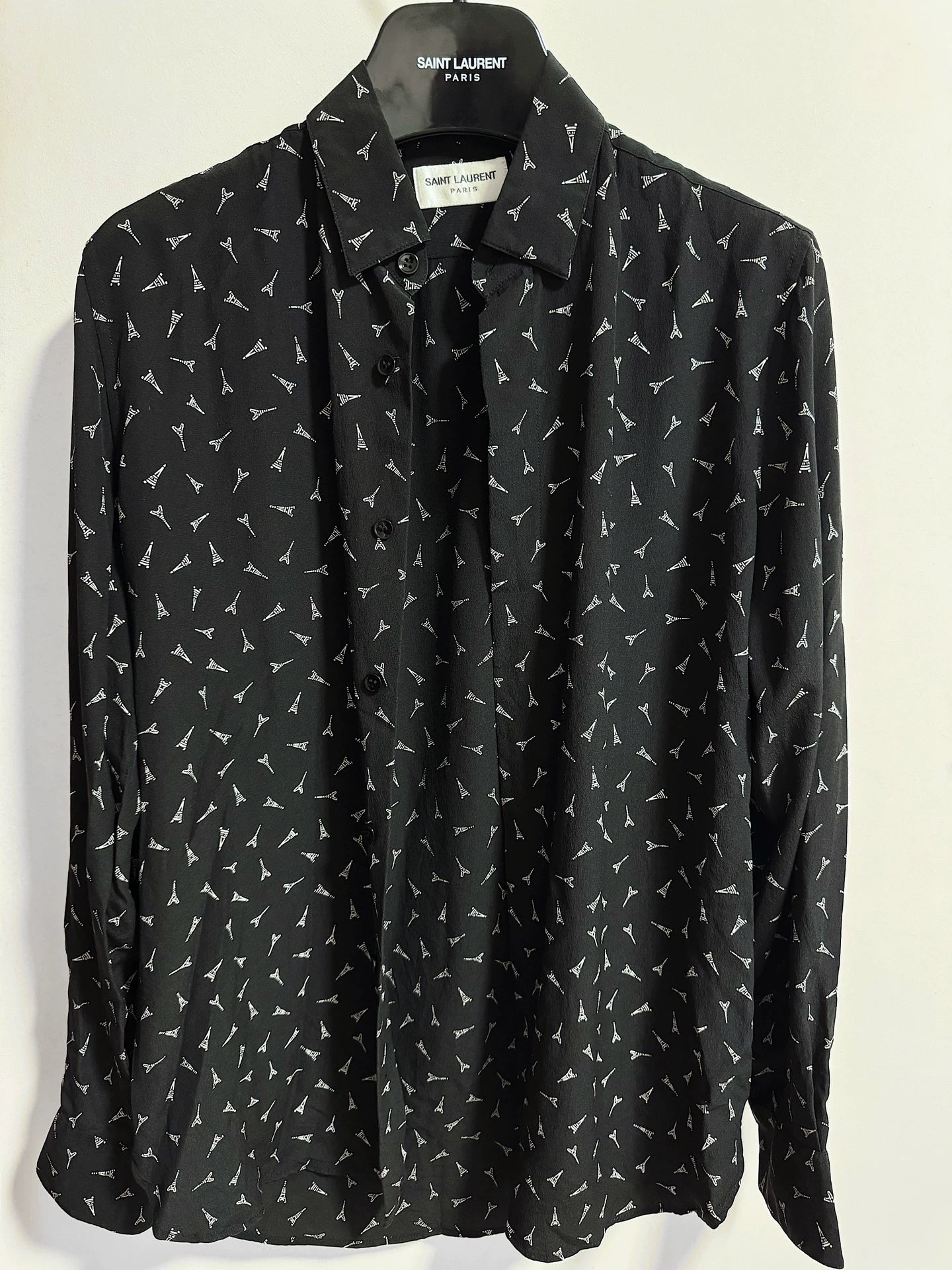 Saint Laurent Paris Paris Tower shirt