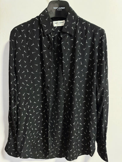 Saint Laurent Paris Paris Tower shirt