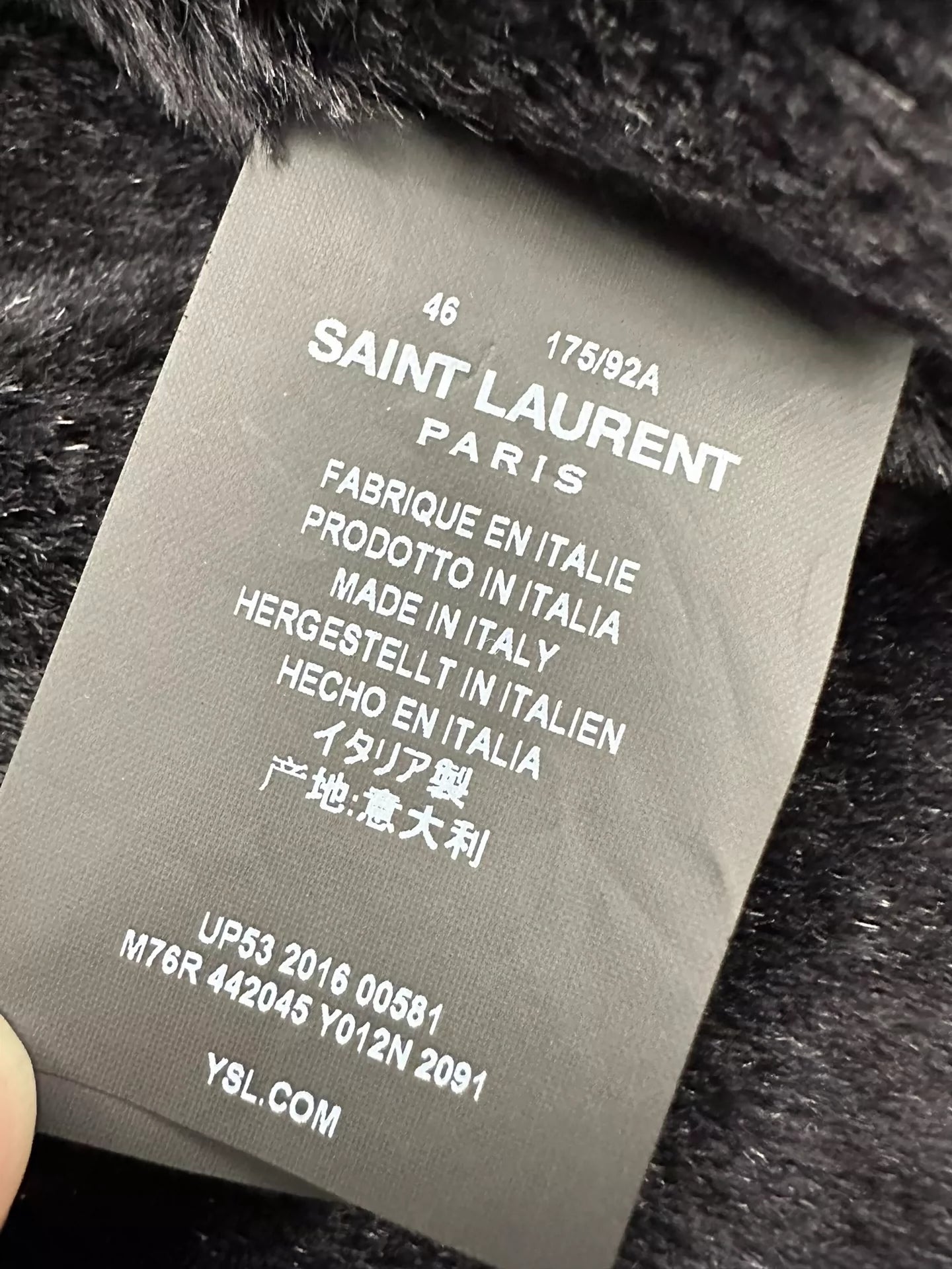 Saint Laurent Paris16AW Palace Coat