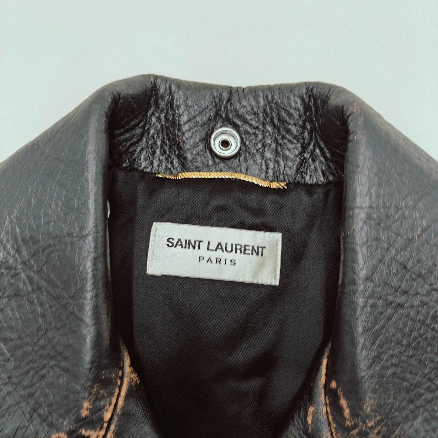 Saint Laurent Paris Zipper leather jacket