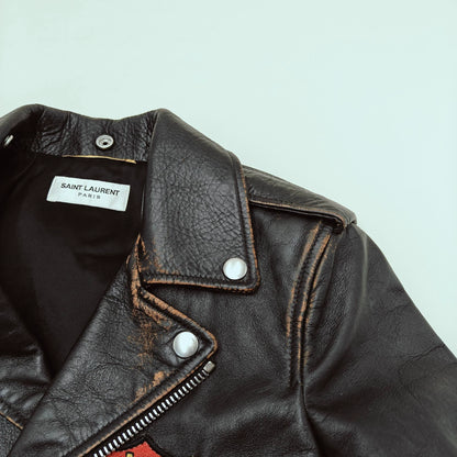 Saint Laurent Paris Zipper leather jacket