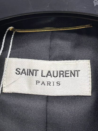 Saint Laurent Paris Palace embroidery gold border suit jacket