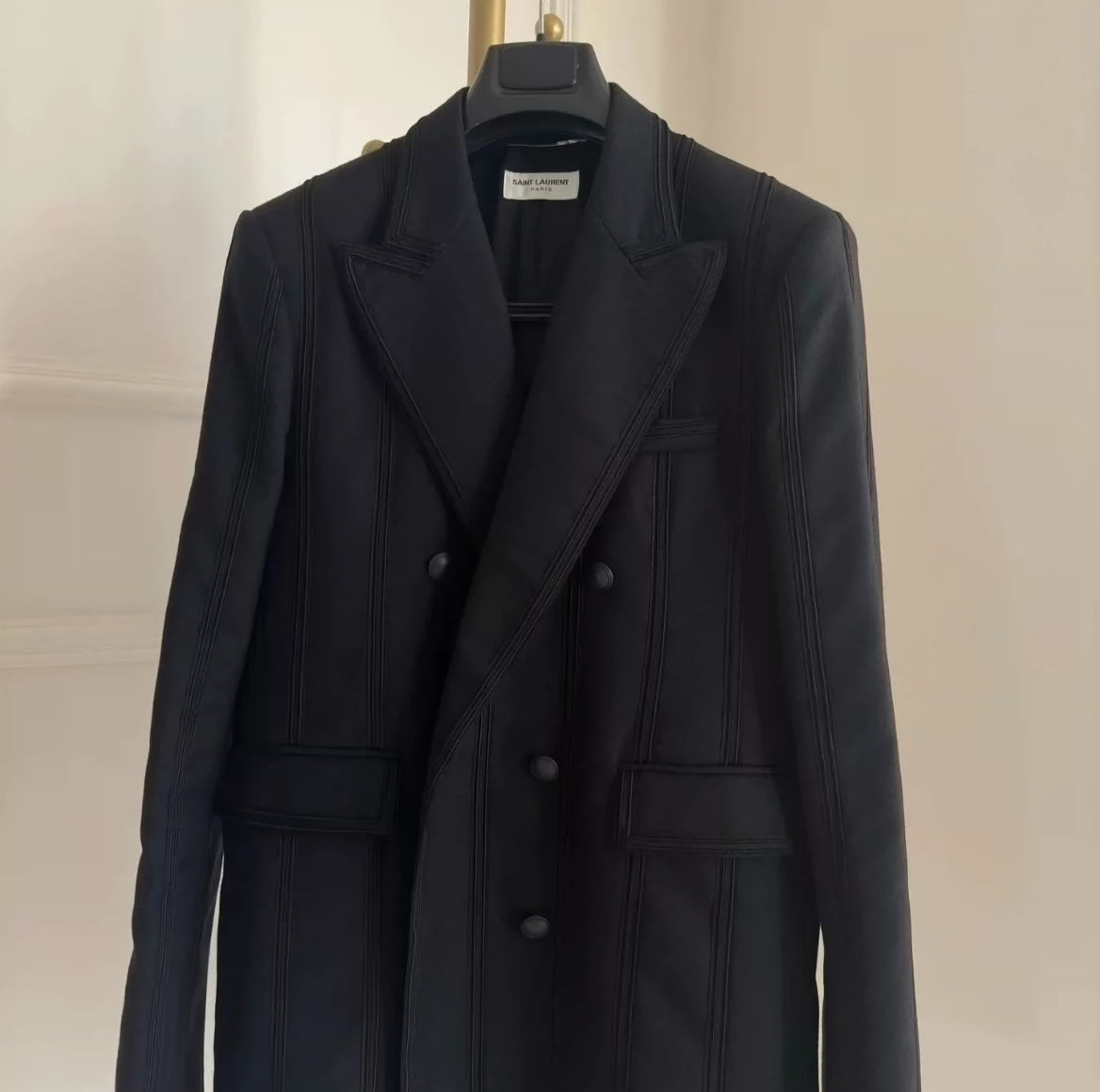 Saint Laurent Paris Double breasted suit jacket