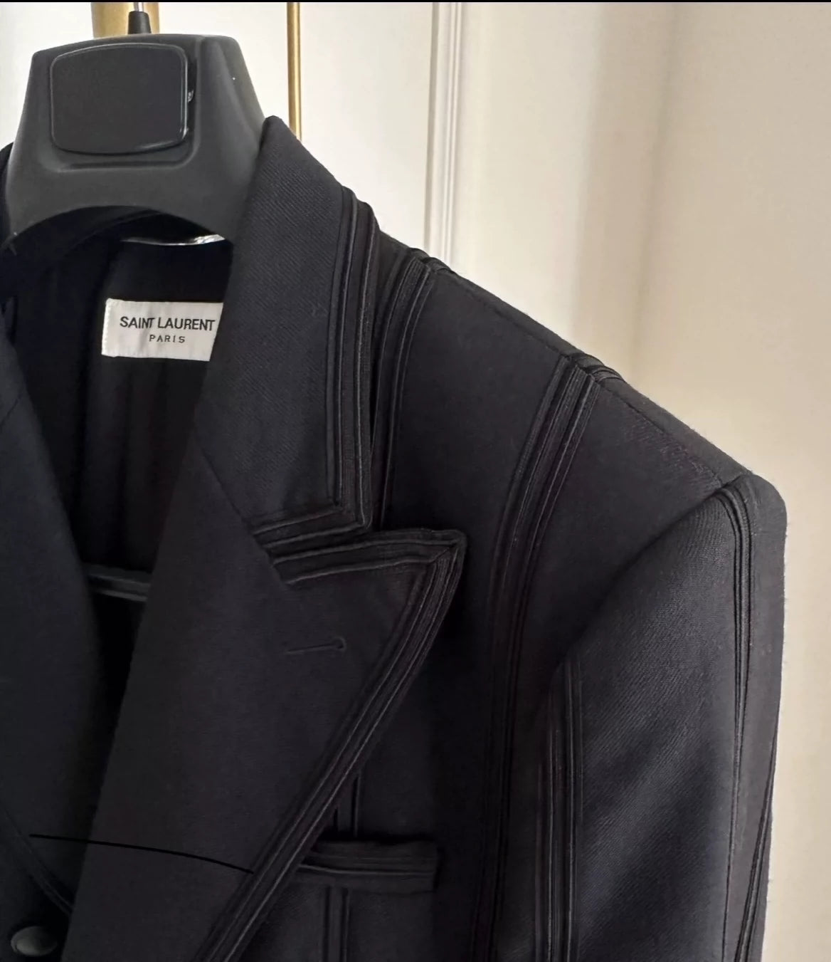 Saint Laurent Paris Double breasted suit jacket