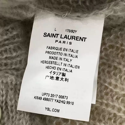 Saint Laurent Paris V-neck sweater jacket