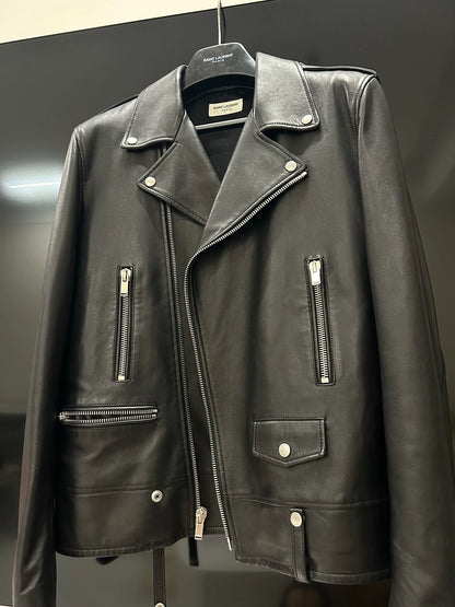 Saint Laurent Paris 20fwL01 leather jacket