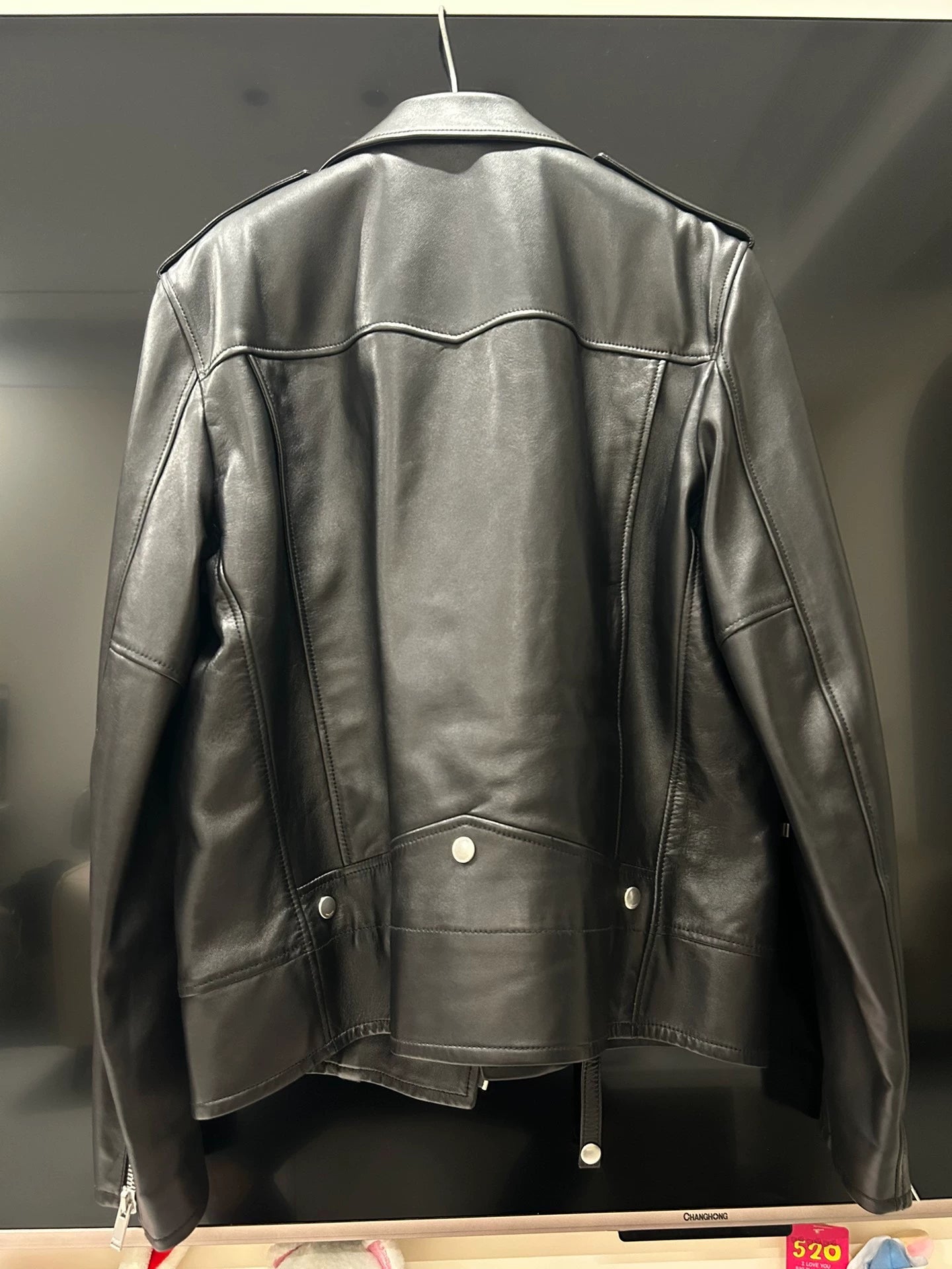 Saint Laurent Paris 20fwL01 leather jacket