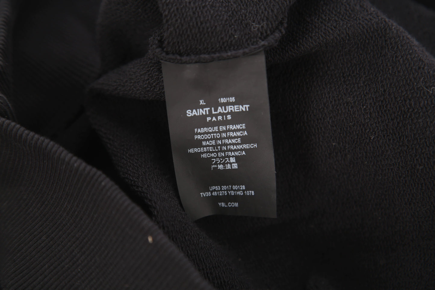 Saint Laurent Paris Line hoodie