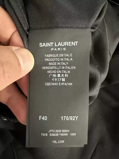 Saint Laurent Paris Show off suit