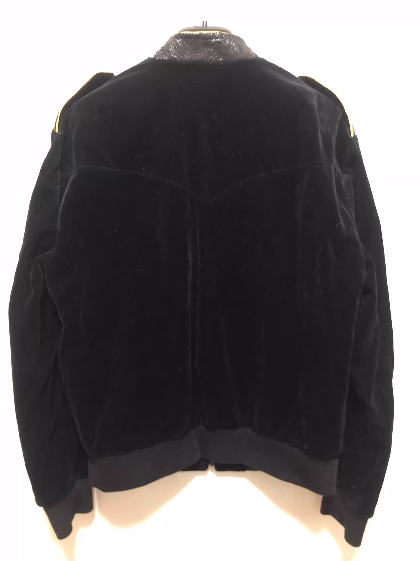 Saint Laurent Paris16FW Palace Black Velvet Jacket