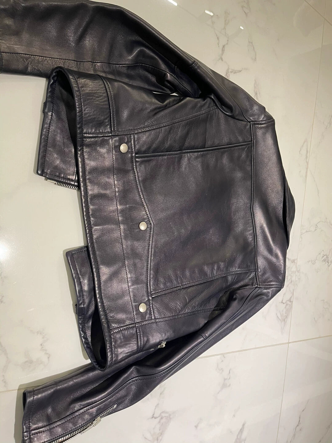 Saint Laurent Paris Classic motorcycle leather jacket