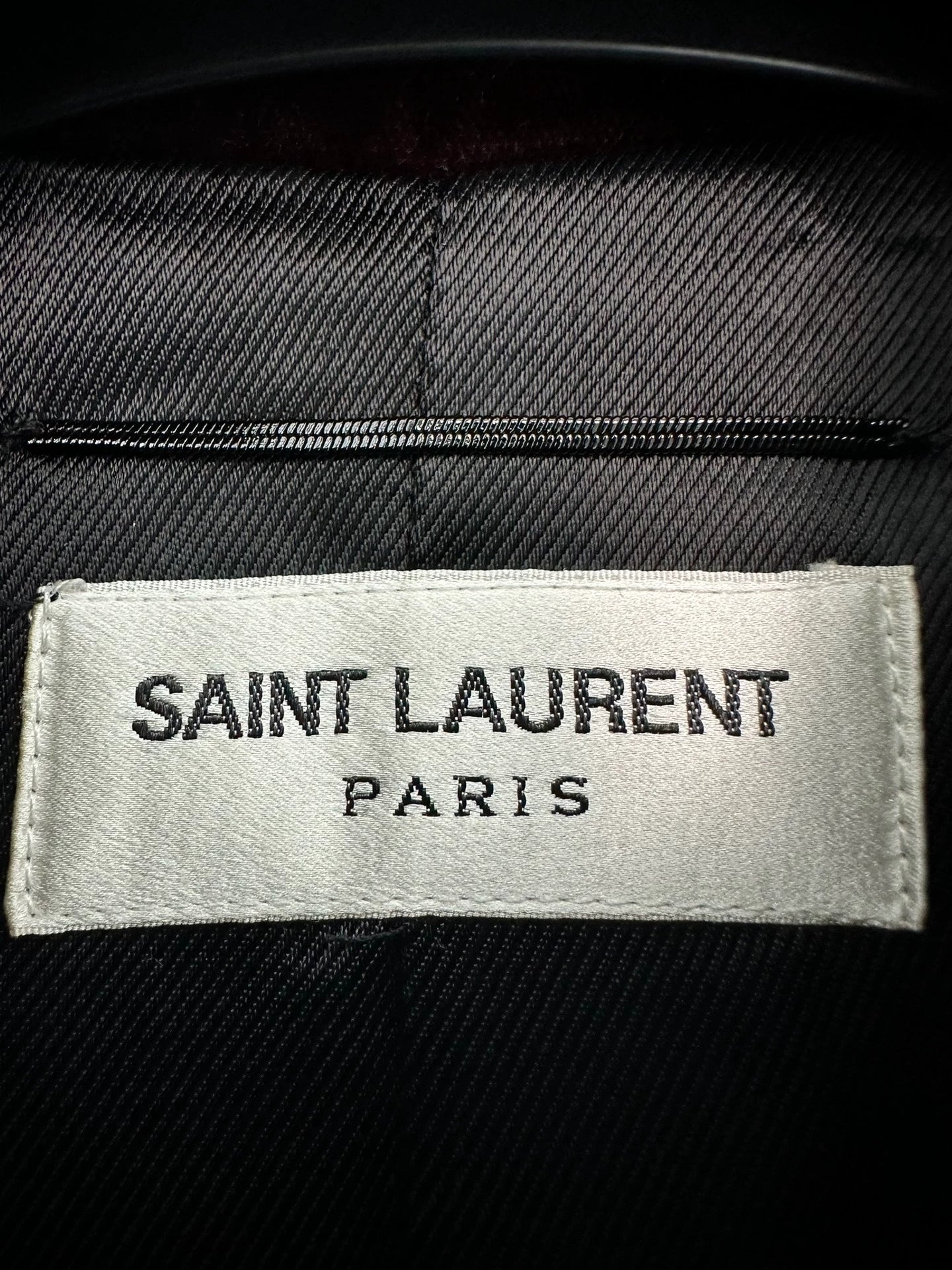 Saint Laurent ParisWine Red Velvet Star Moon Jacket