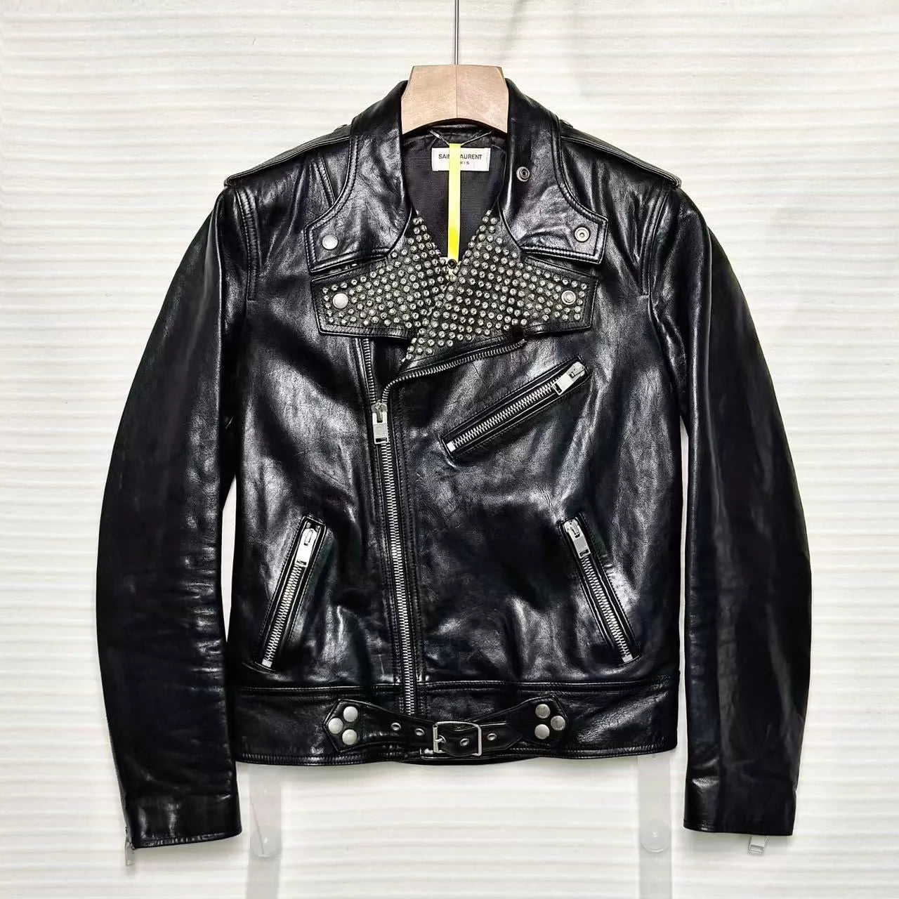 Saint Laurent Paris Black leather jacket