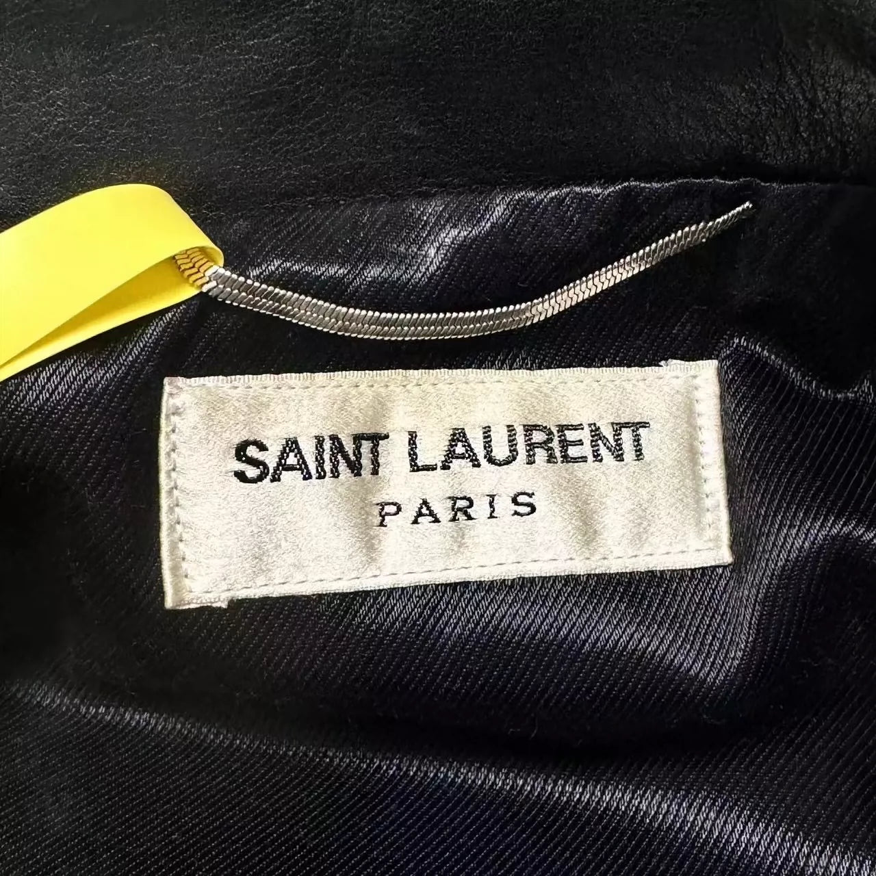 Saint Laurent Paris Black leather jacket