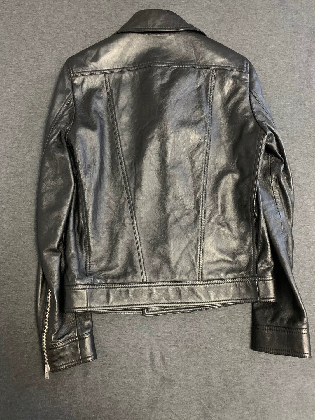 Saint Laurent Paris L00 motorcycle leather jacket