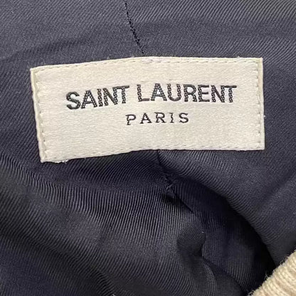 Saint Laurent Paris Blood Teeth Silk Jacket