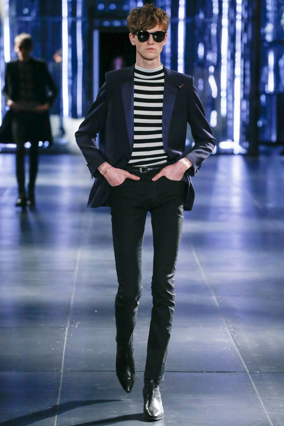 Saint Laurent Paris Deep blue suit jacket