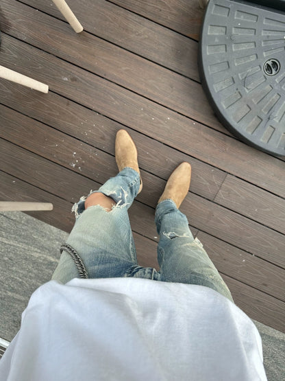 Saint Laurent Paris D02 ripped jeans