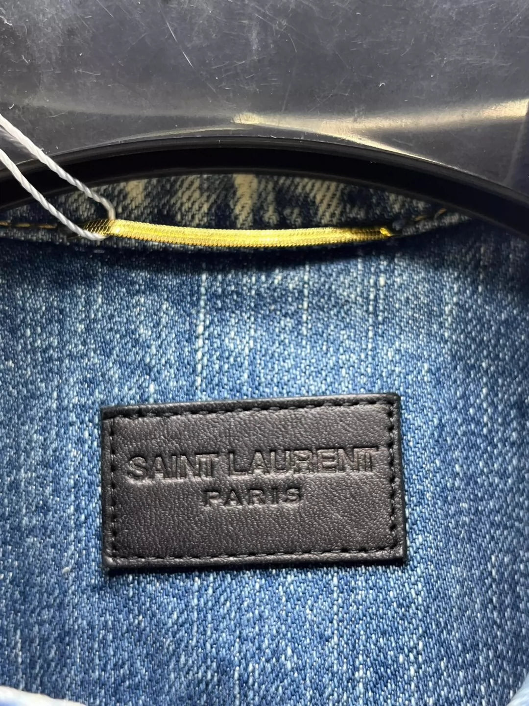 Saint Laurent Paris Anchor denim jacket