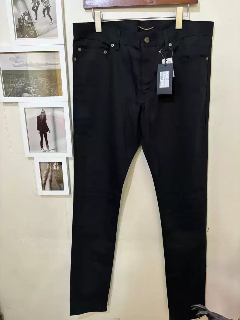 Saint Laurent Paris 13fw Year Basic Black Jeans