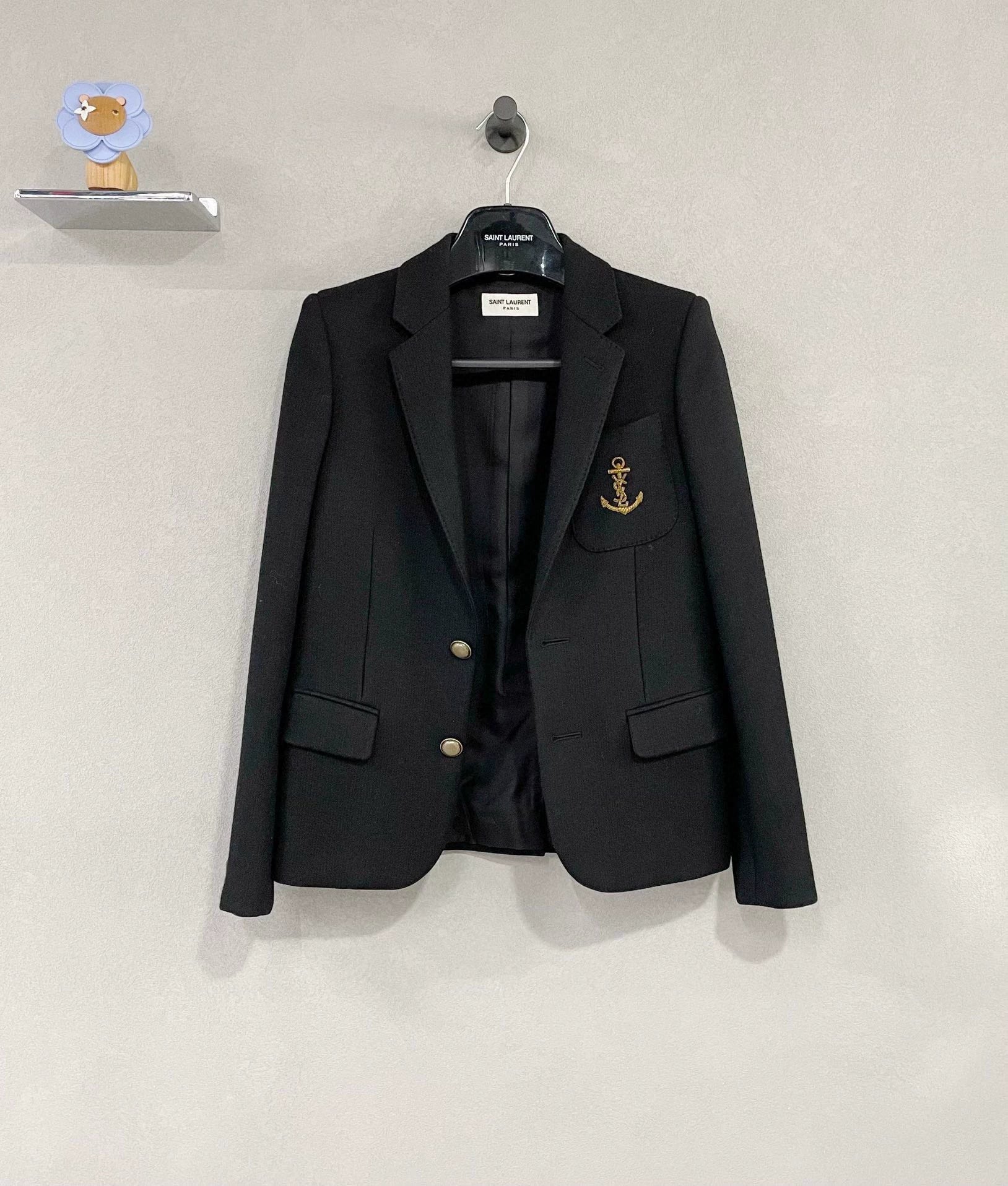 Saint Laurent Paris Anchor suit jacket