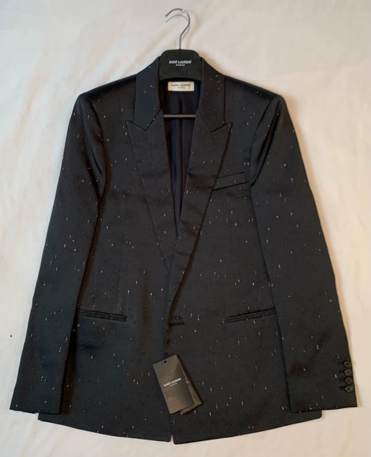 Saint Laurent Paris Starry Sky Splash Ink Show style suit jacket