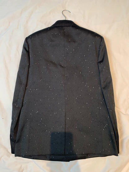 Saint Laurent Paris Starry Sky Splash Ink Show style suit jacket