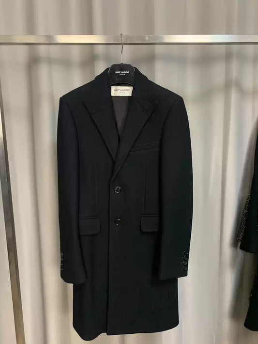 Saint Laurent Paris 2016FW chestfield coat