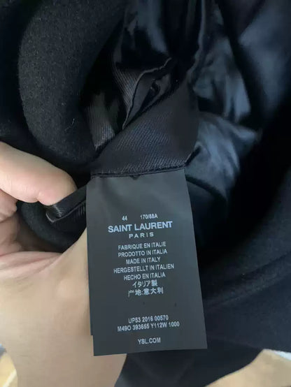 Saint Laurent Paris 2016FW chestfield coat