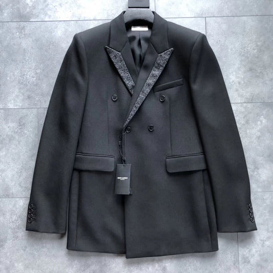 Saint Laurent ParisBright collar suit jacket