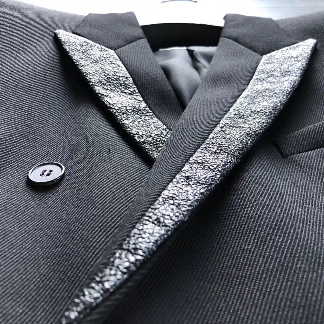 Saint Laurent ParisBright collar suit jacket