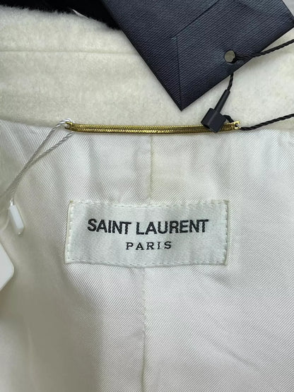 Saint Laurent Paris White double button woolen suit jacket