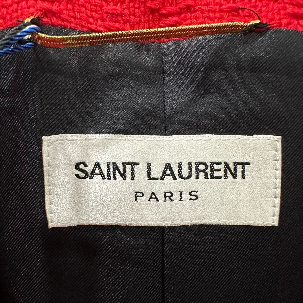 Saint Laurent Paris Red Little Fragrant Jacket