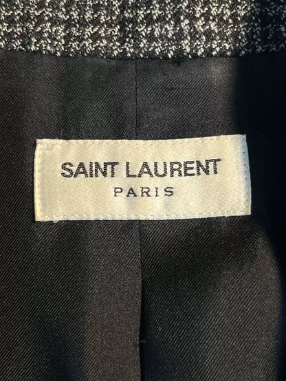 Saint Laurent Paris Cotton patterned suit