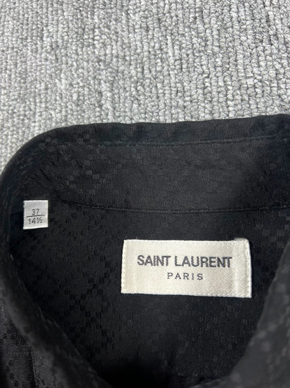 Saint Laurent Paris 20fw diamond grid shirt