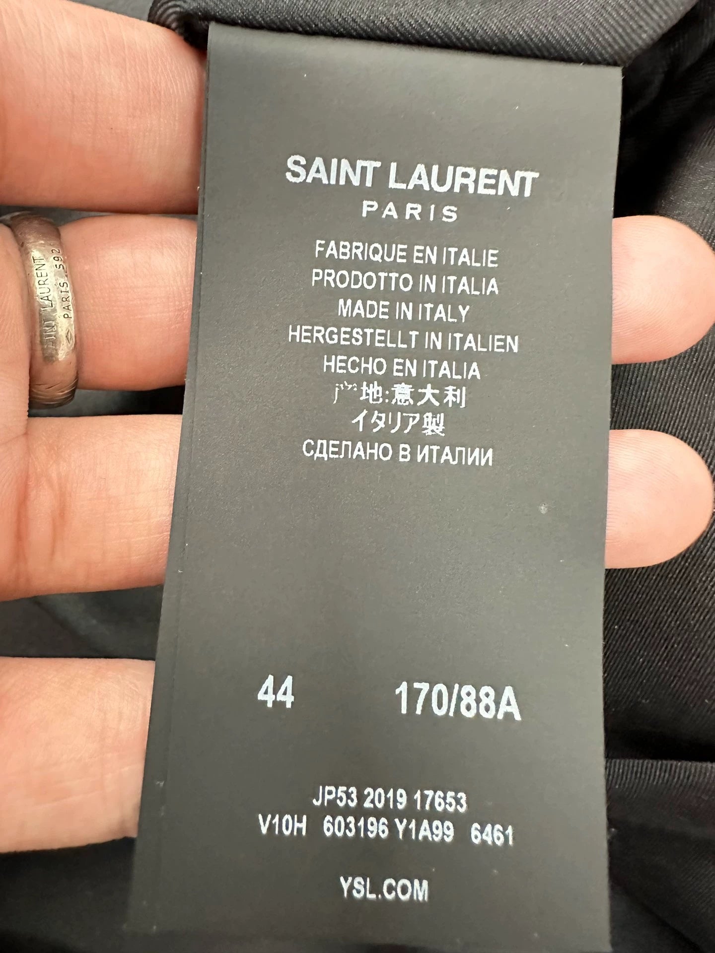 Saint Laurent ParisPalace suit jacket