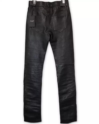 Saint Laurent Paris 15 Autumn/Winter Nine Zipper Leather Pants