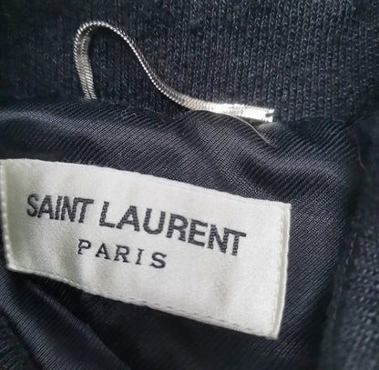 Saint Laurent Paris Ribbed pocket pilot jacket