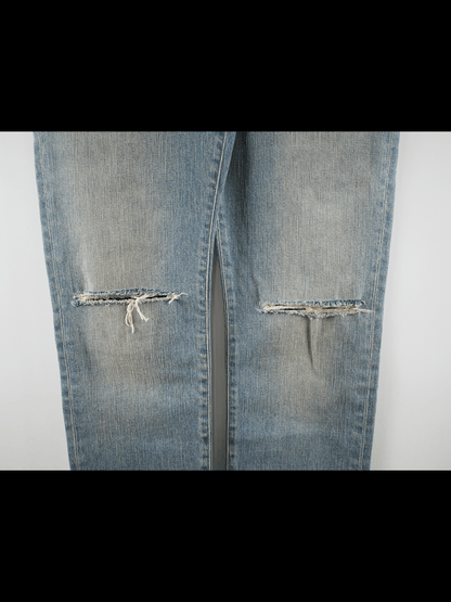 Saint laurent Paris FW16 knee cutting jeans - DMC