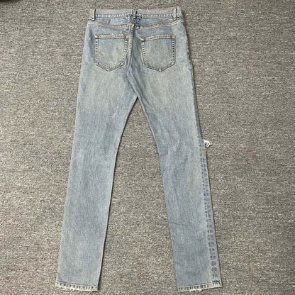 Saint Laurent Paris Blue ripped pants