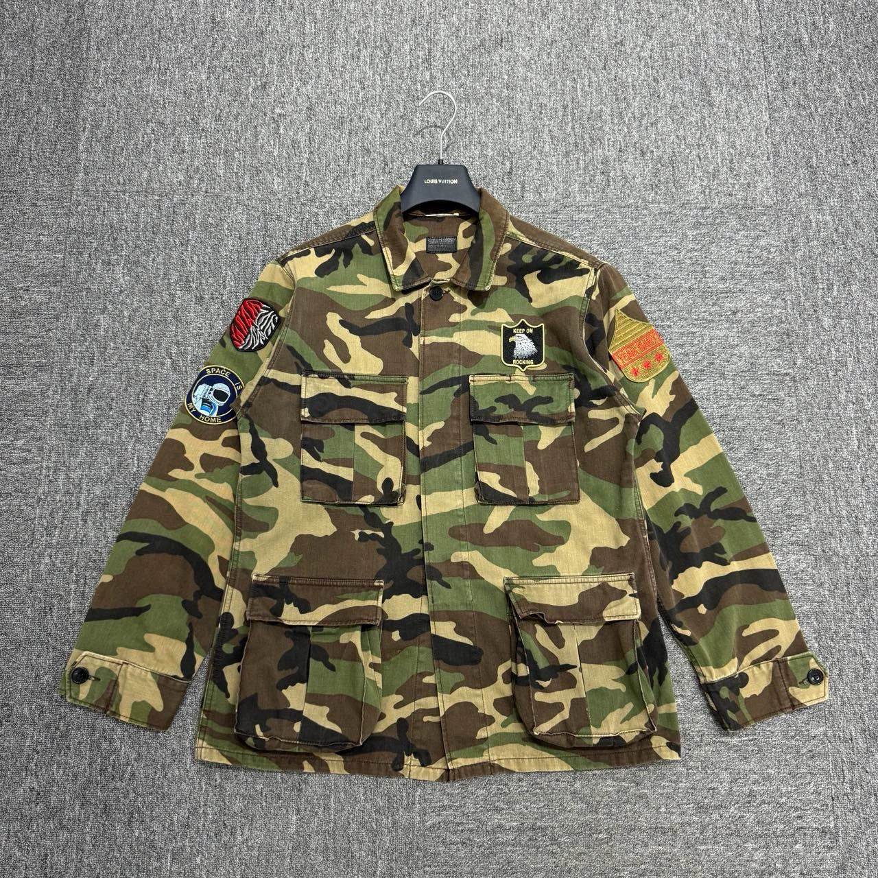 Saint Laurent Paris Camouflage jacket