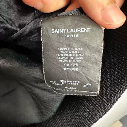 Saint Laurent Paris Black baseball jacket