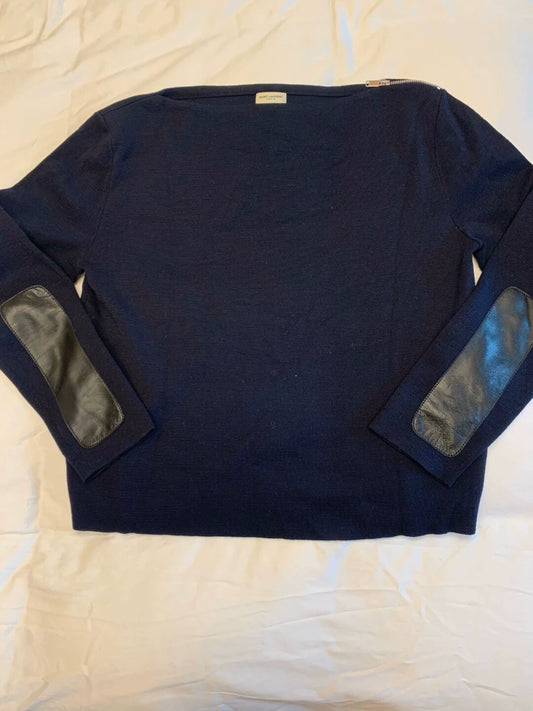 Saint Laurent Paris Splice knit sweater