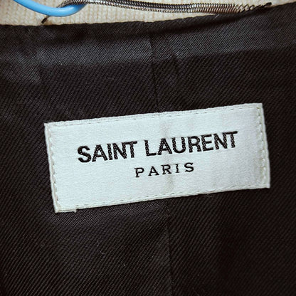 Saint Laurent Paris White baseball jacket