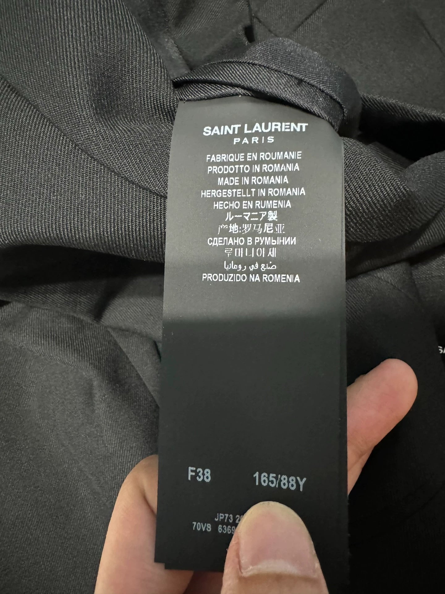 Saint Laurent Paris suit