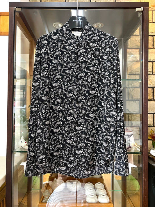 Saint Laurent Paris 15SS Cashew Pattern Shirt