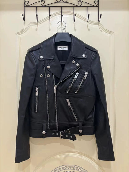 Saint Laurent Paris 2014SS Multi Zipper Leather Jacket