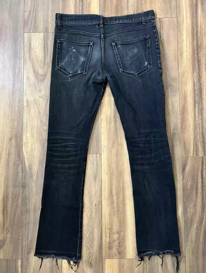 Saint Laurent Paris D17 micro flared jeans