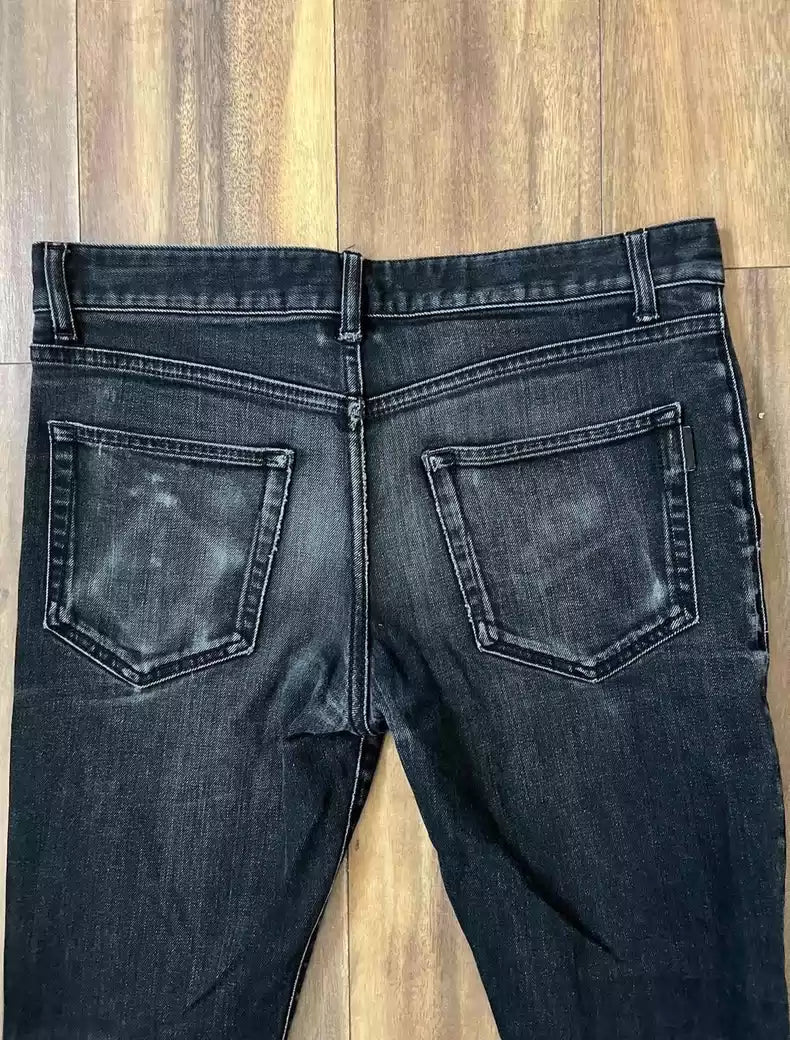 Saint Laurent Paris D17 micro flared jeans