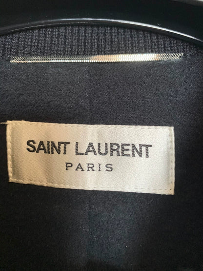 Saint Laurent Paris Flamingo print jacket